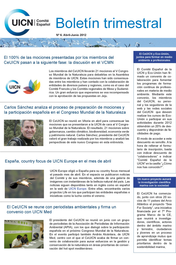 Nº 6. Abril-Junio 2012