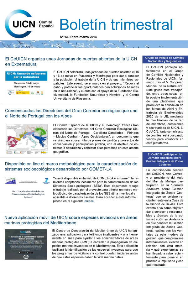 Nº 13. Enero-Marzo 2014